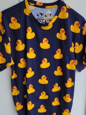 Kickerbocker Navy Short Sleeve Tee with Yellow Rubber Duck Print